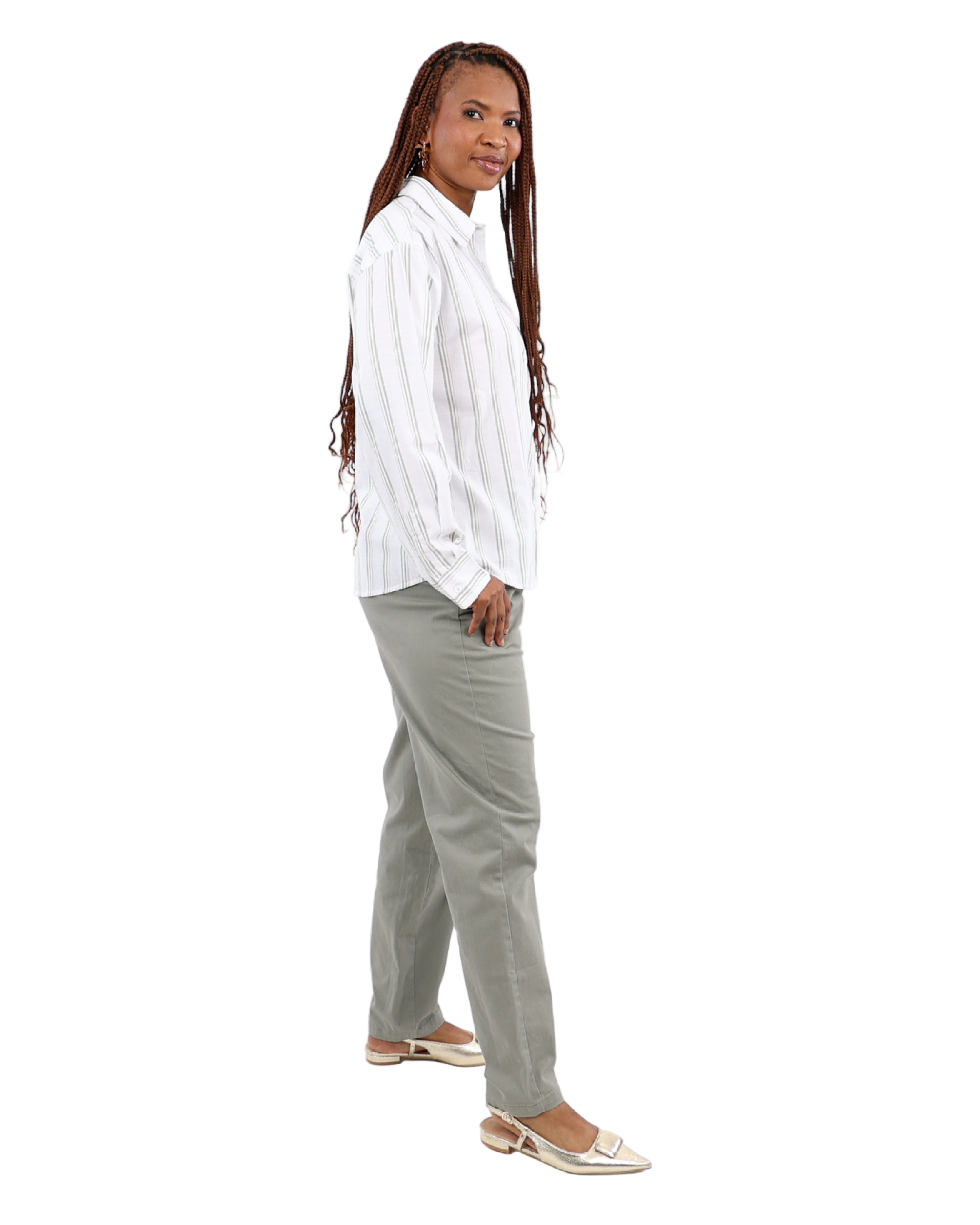 Pleat Detail Chino