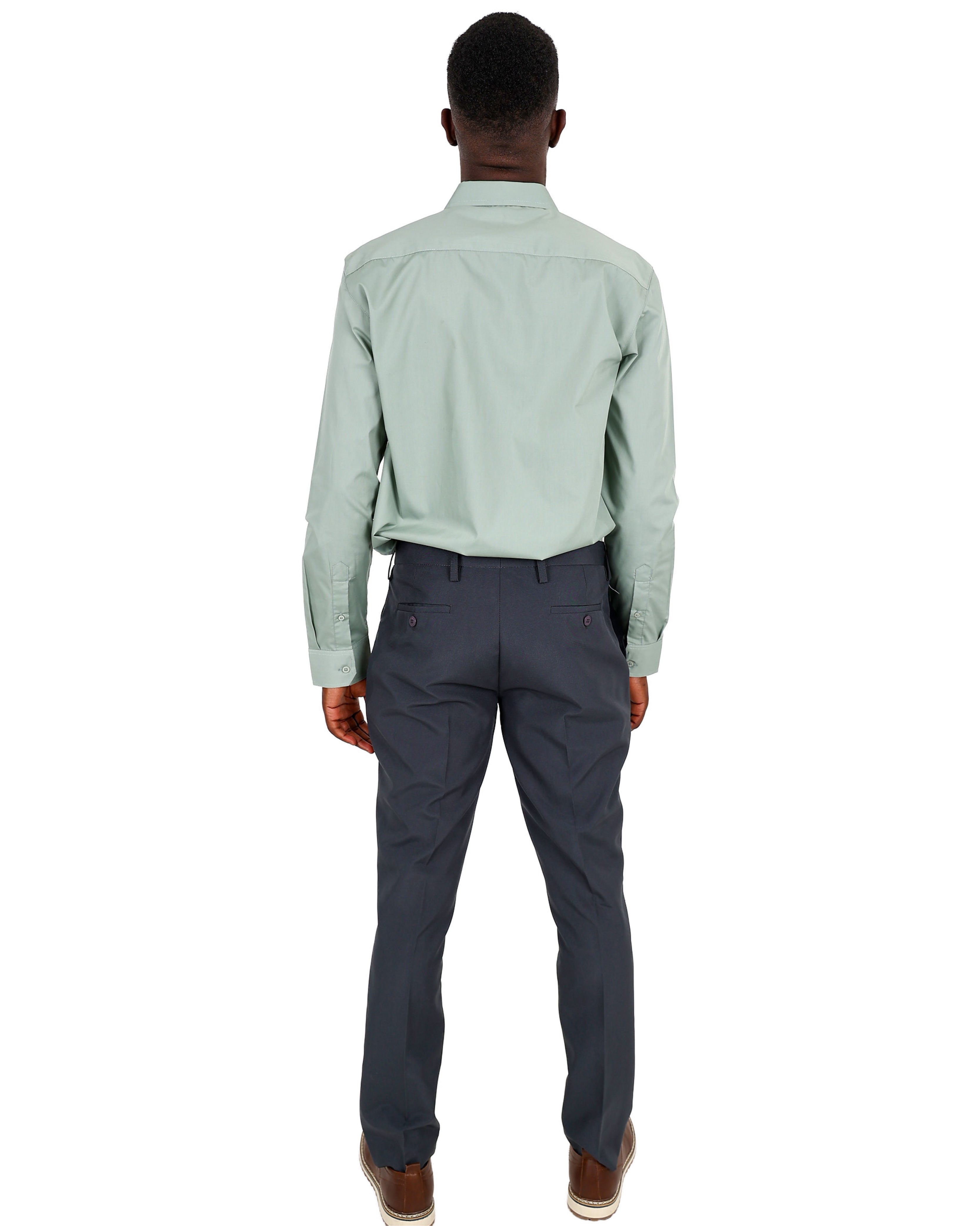 Slim Fit Charcoal Classic Formal Trouser