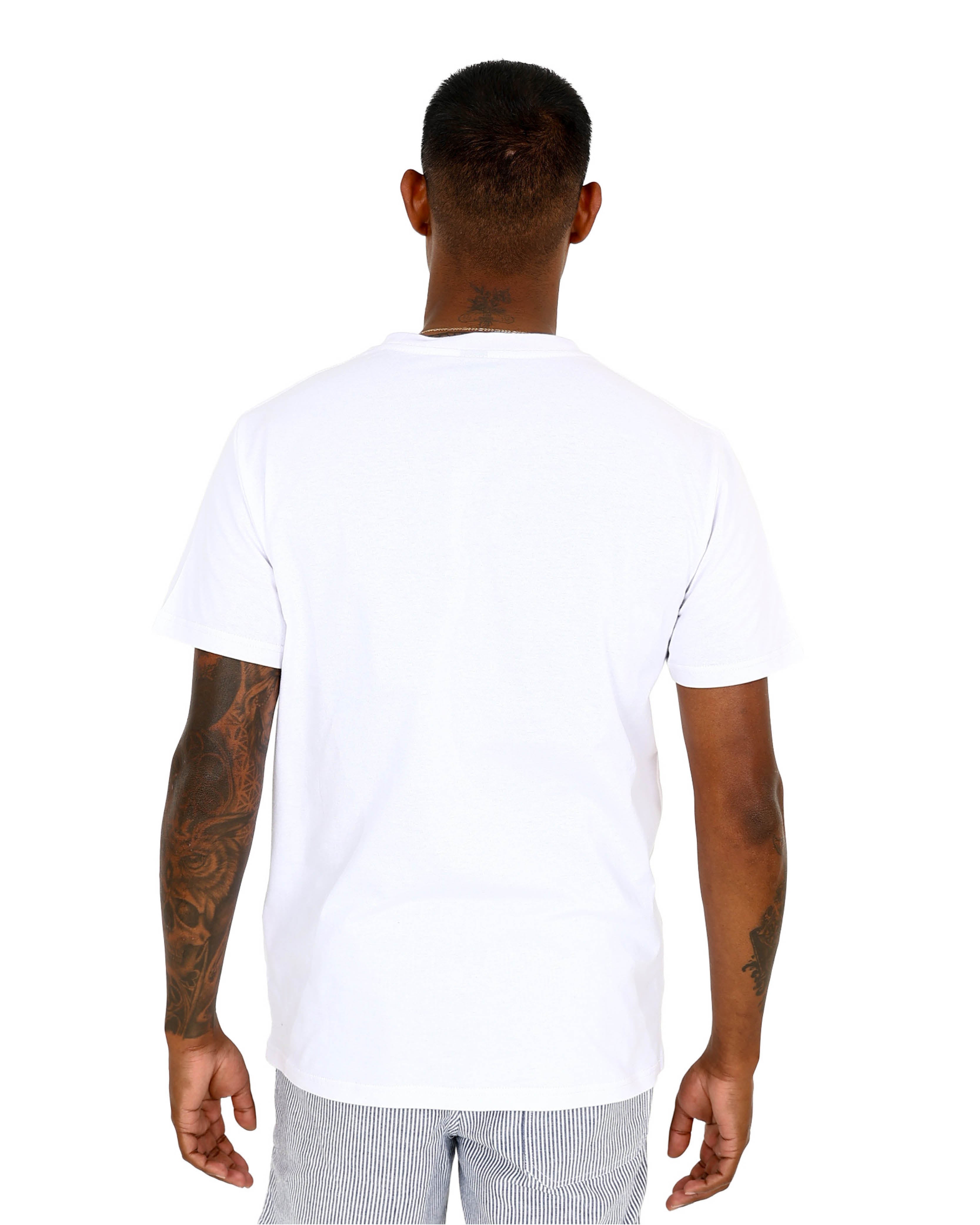 Short Sleeve White King Of Hearts Graphic T-Shirts