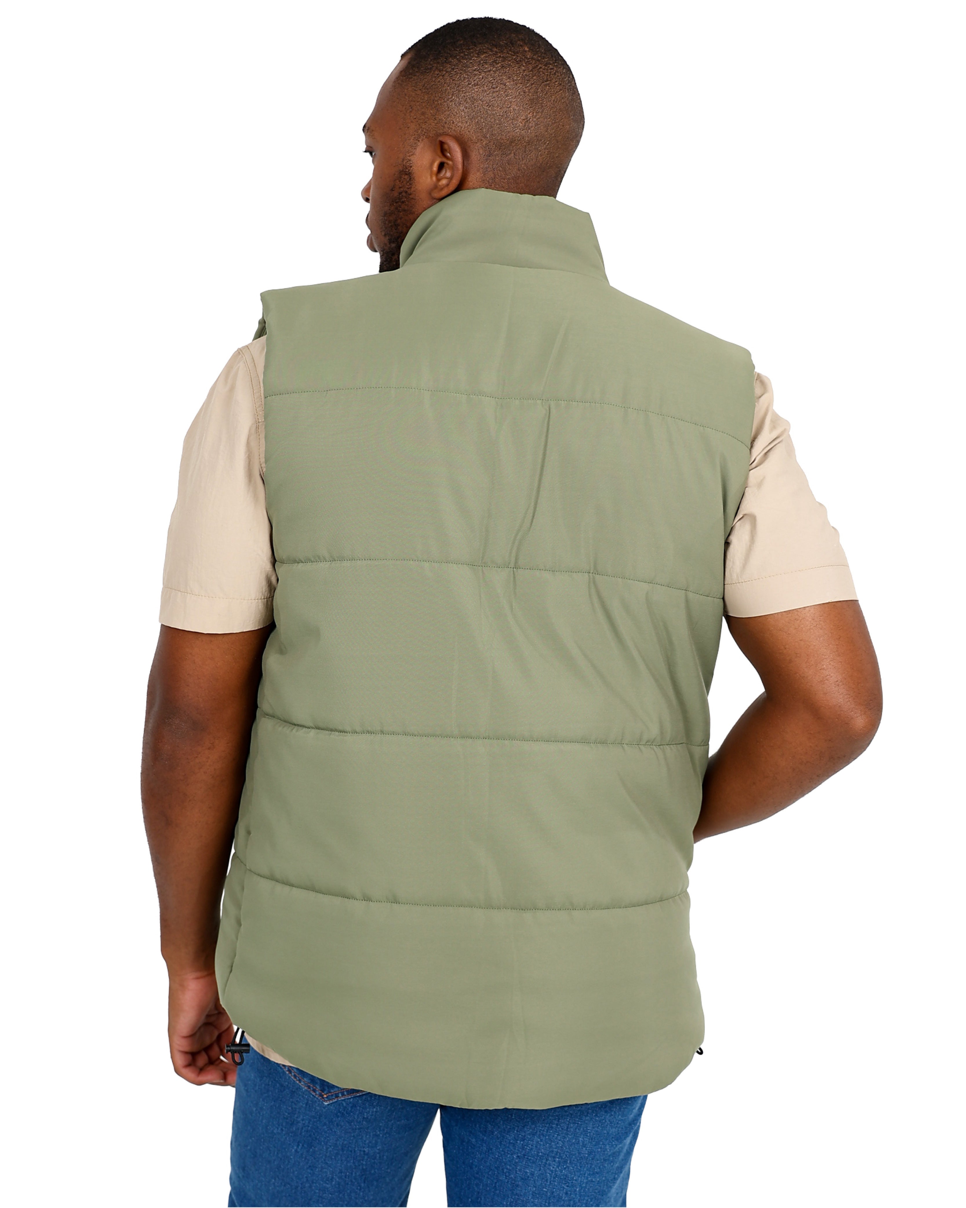 Okavango Sleeveless Olive Gilet Puffer Jacket