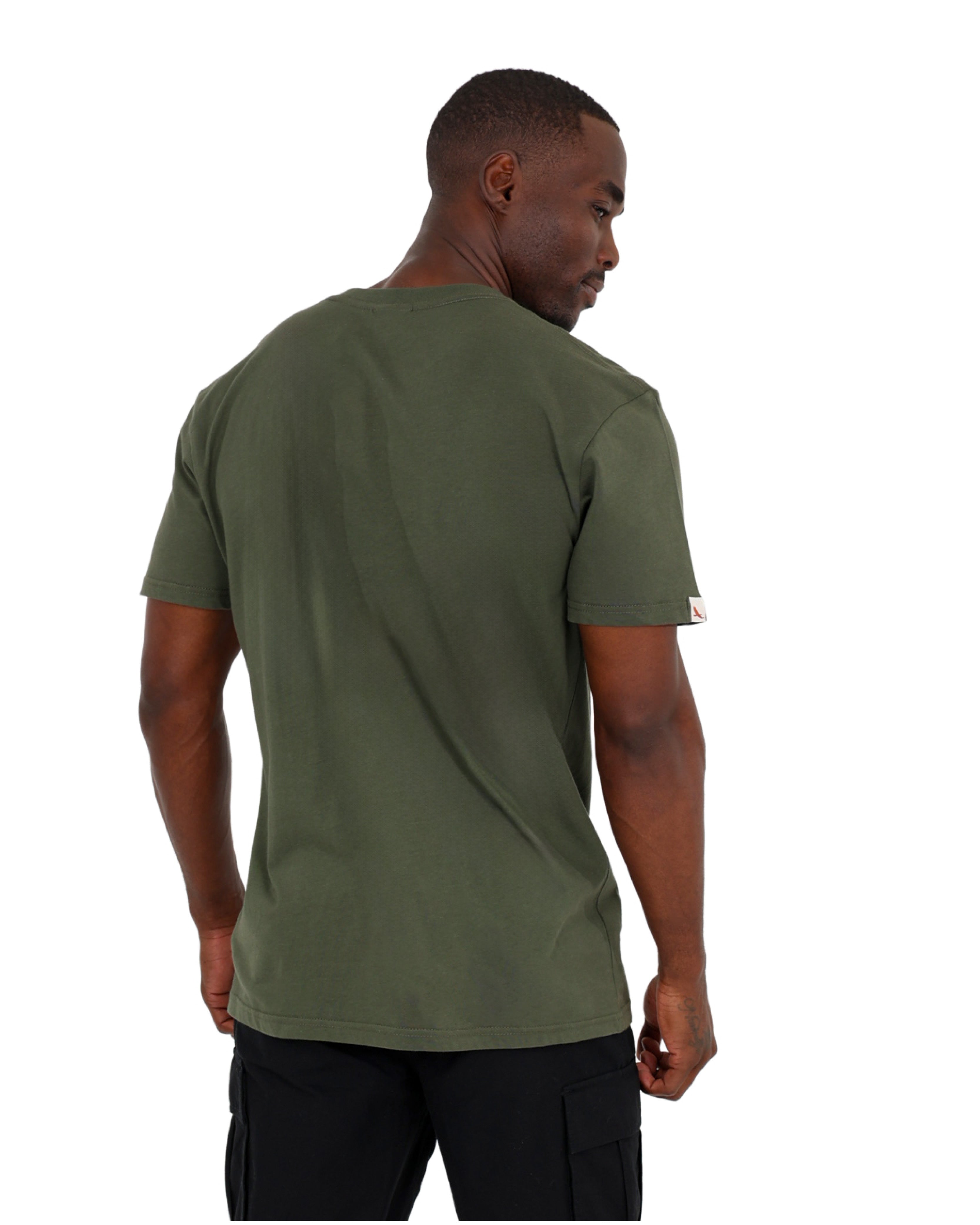 Okavango Short Sleeve Olive Adventure Graphic T-Shirt