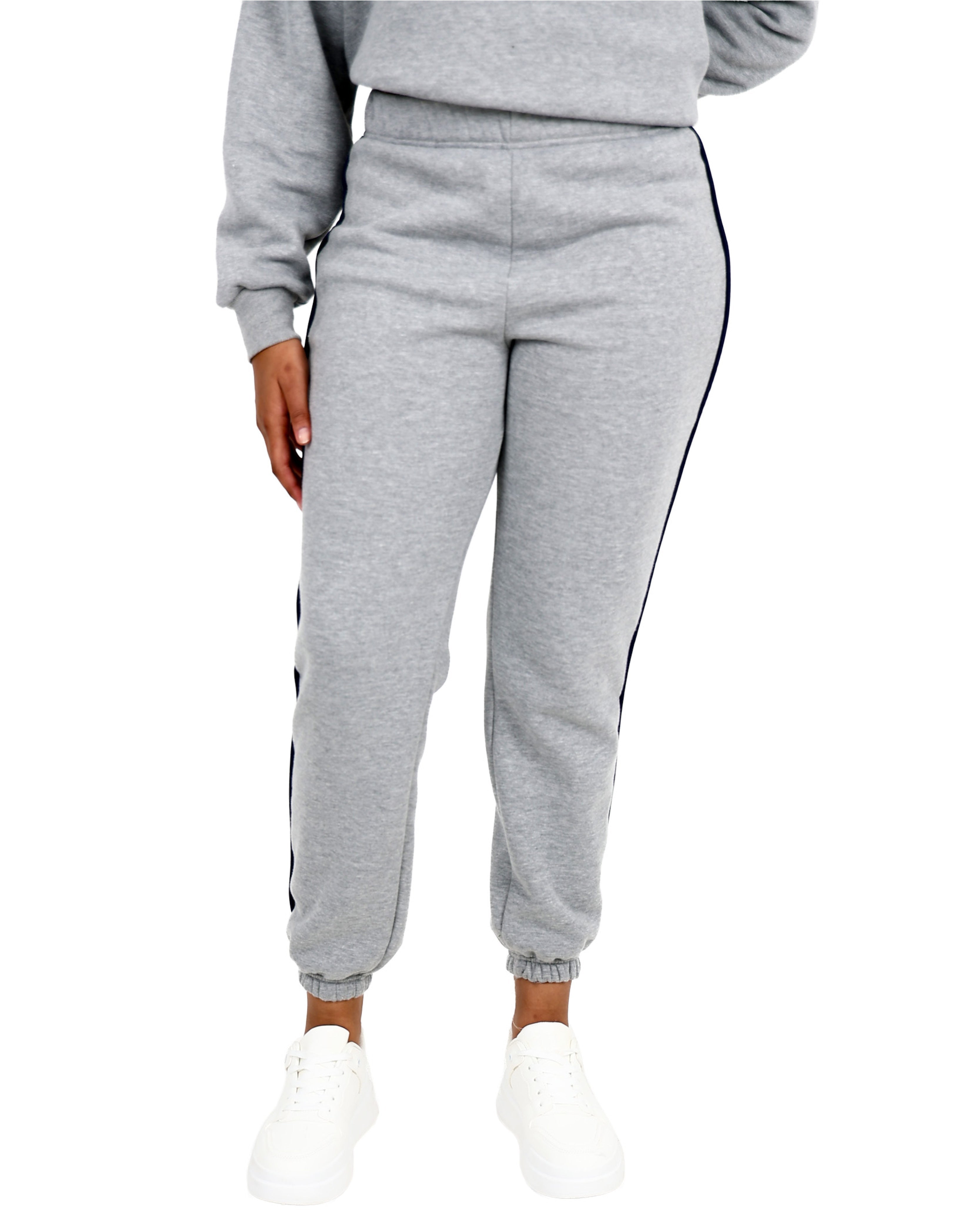 Grey Melange Joggers
