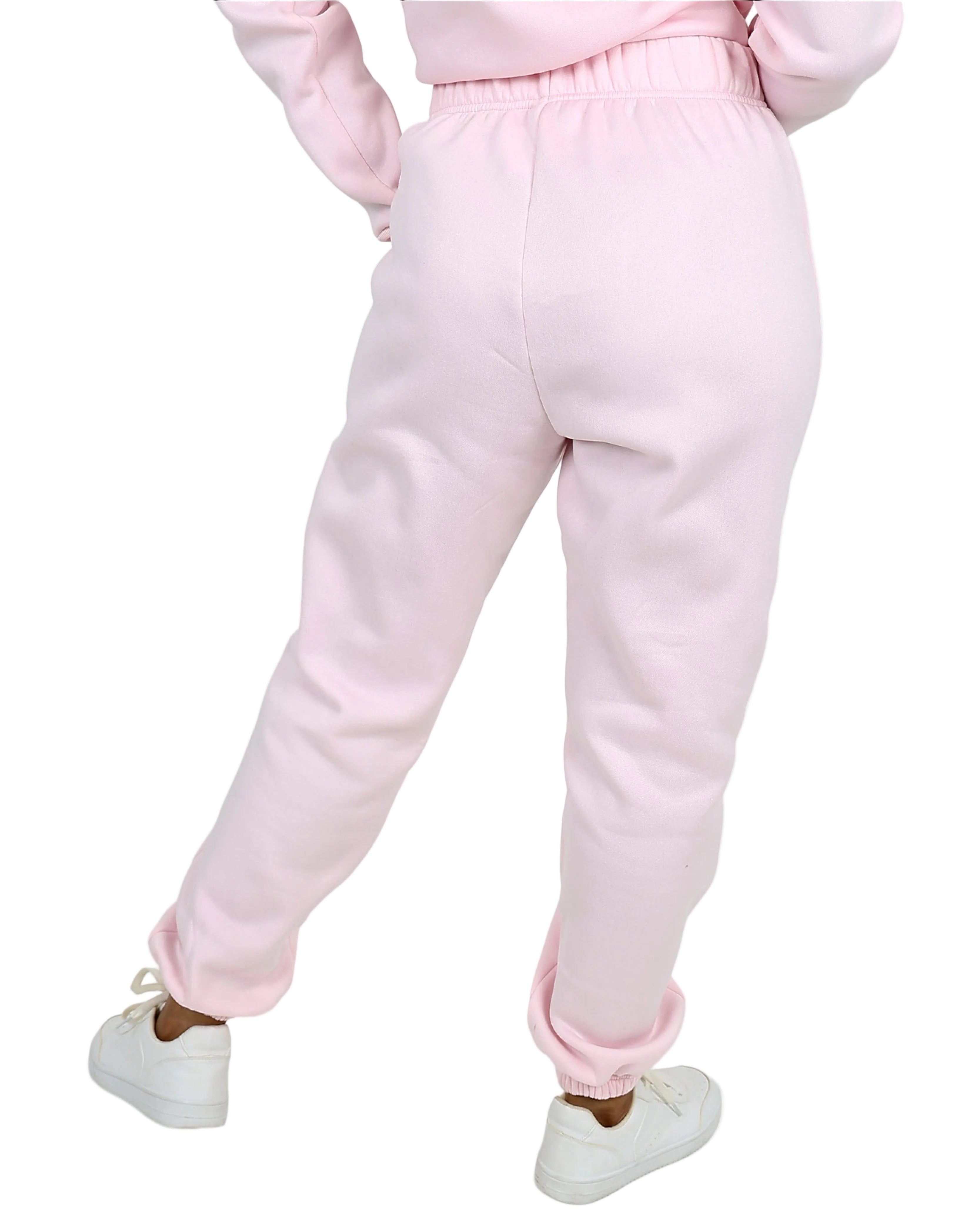 Cherry Pink Fleece Jogger