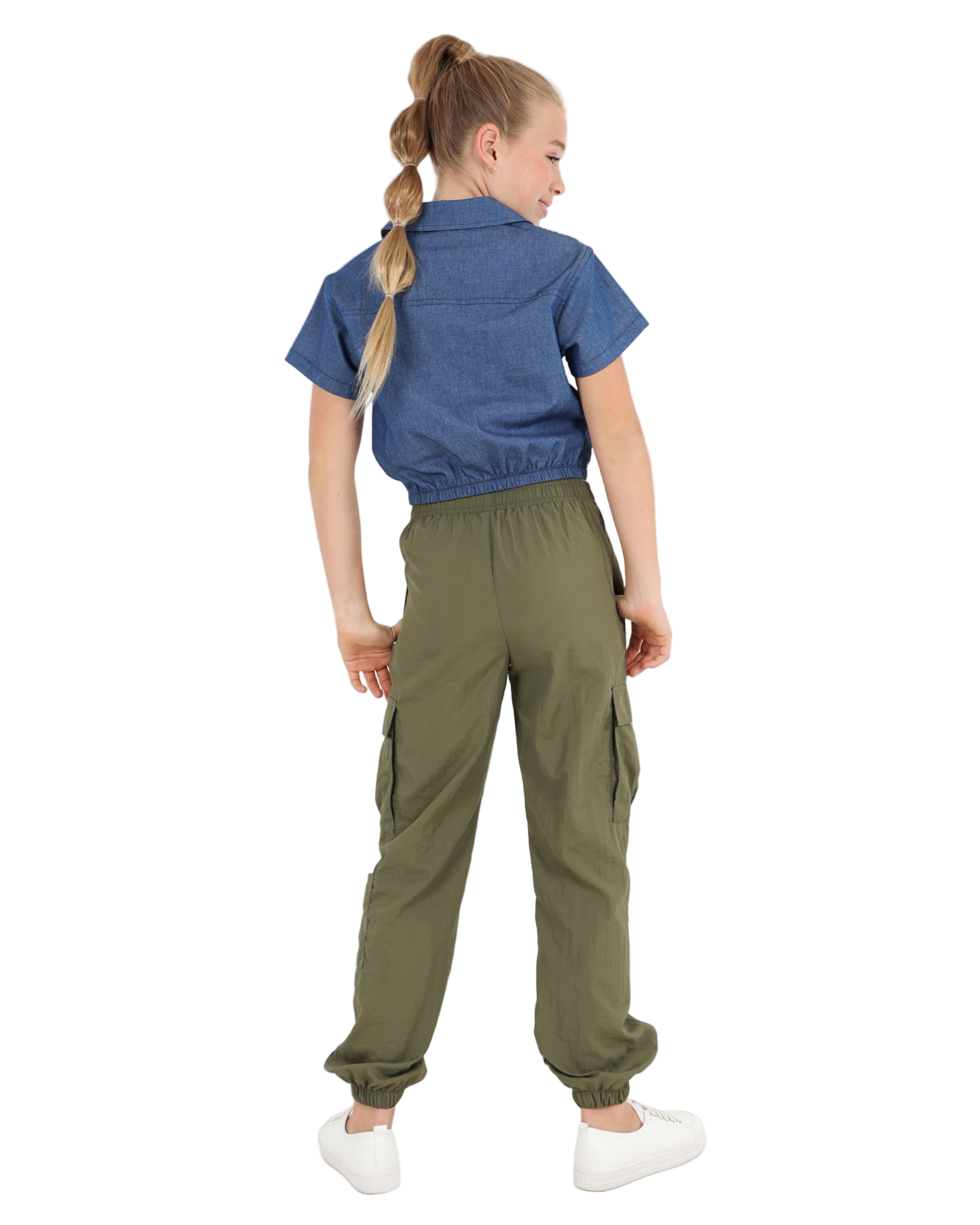 Olive Cargo Joggers