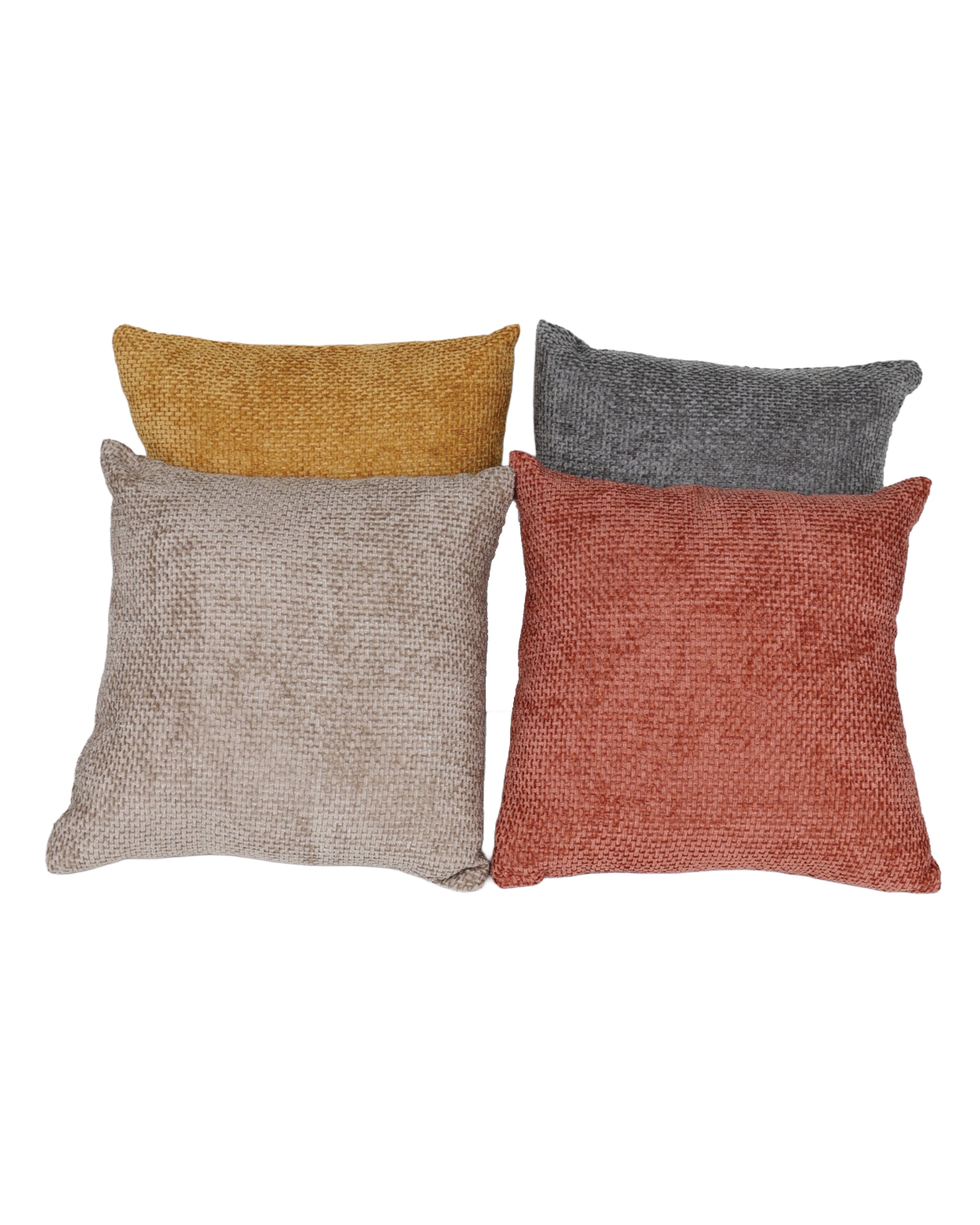 Grey Chunky Textured Scatter Cushion