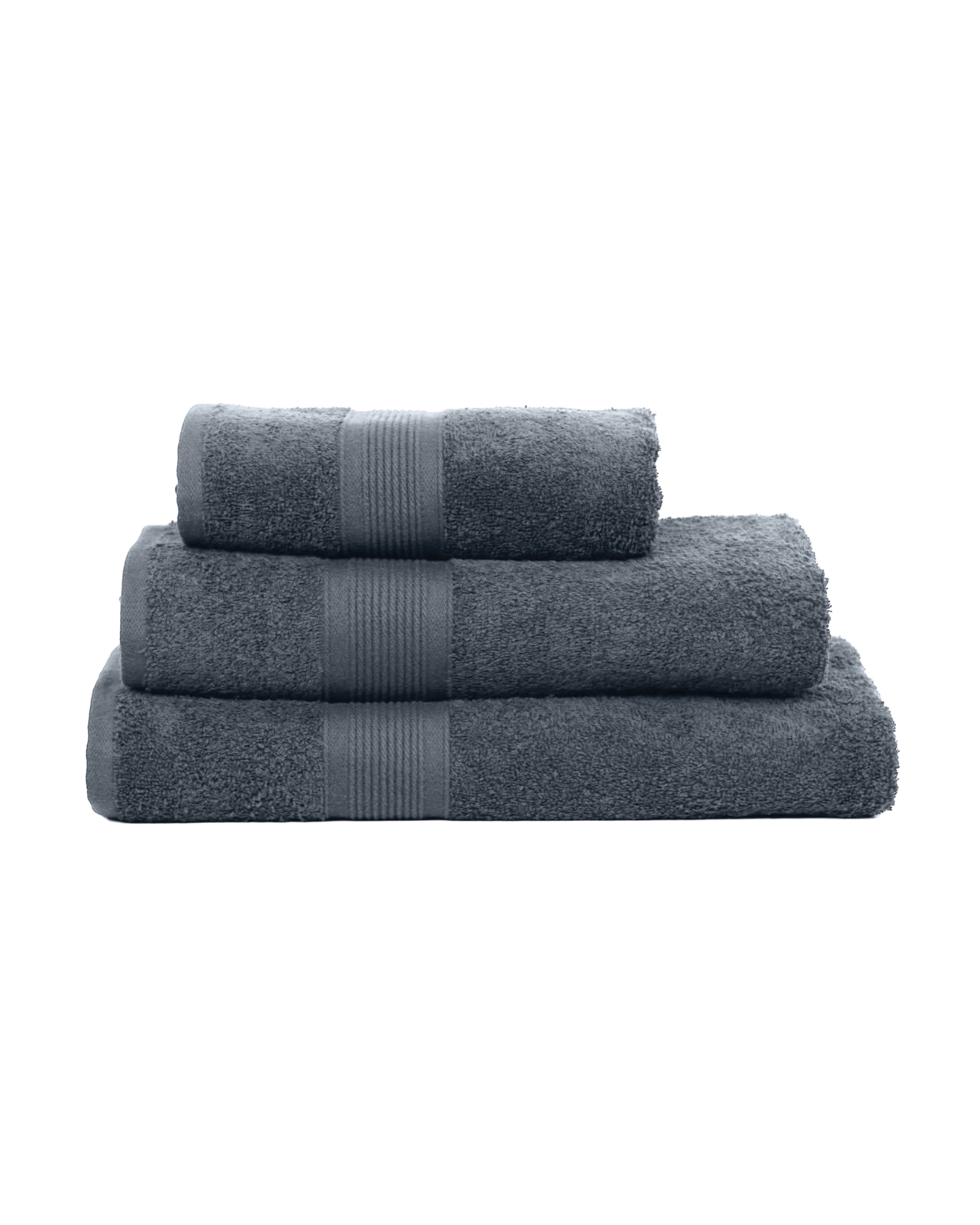 Steel Grey Amari Cotton Hand Towel