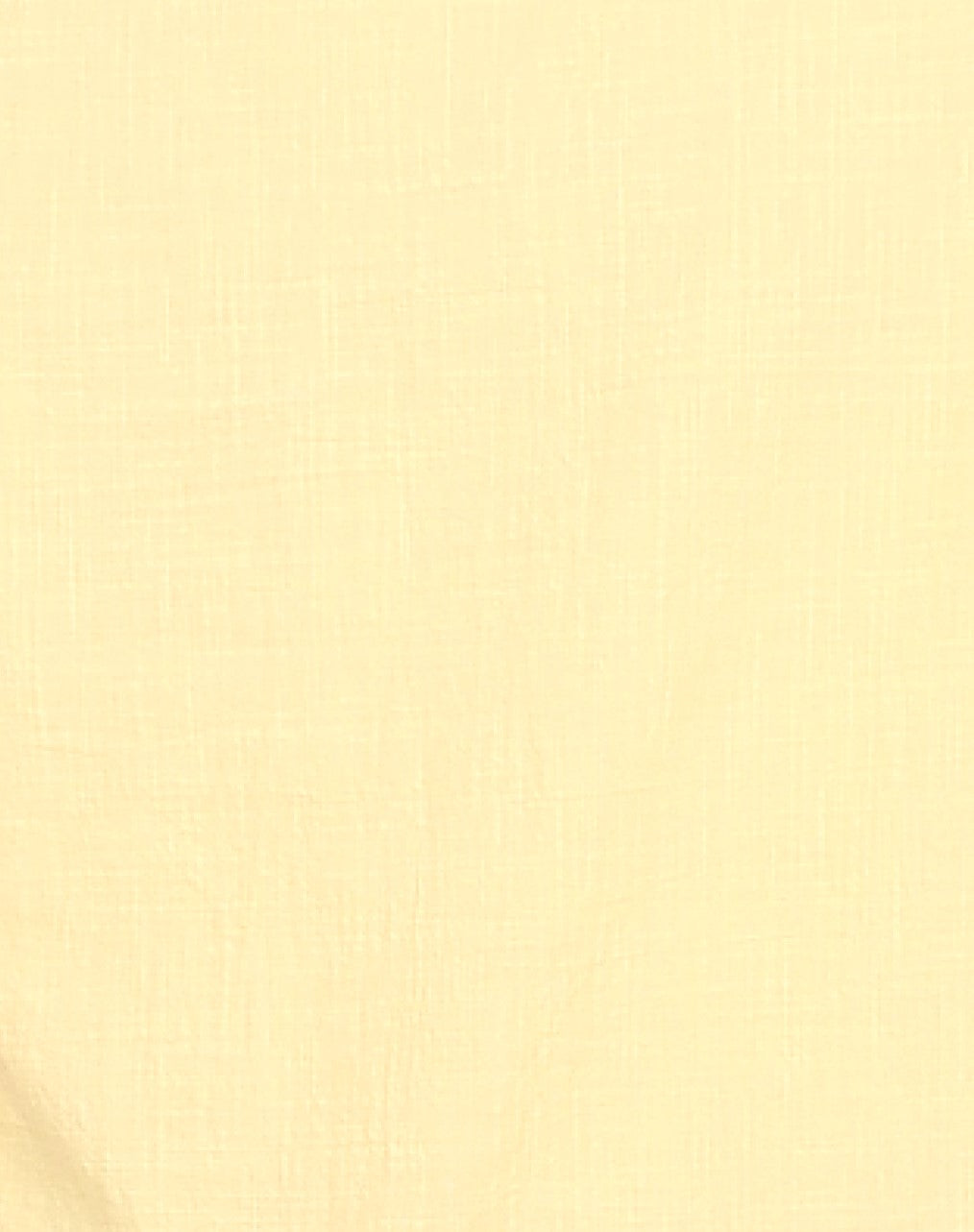 Butter Yellow Long Sleeve Voile Shirt