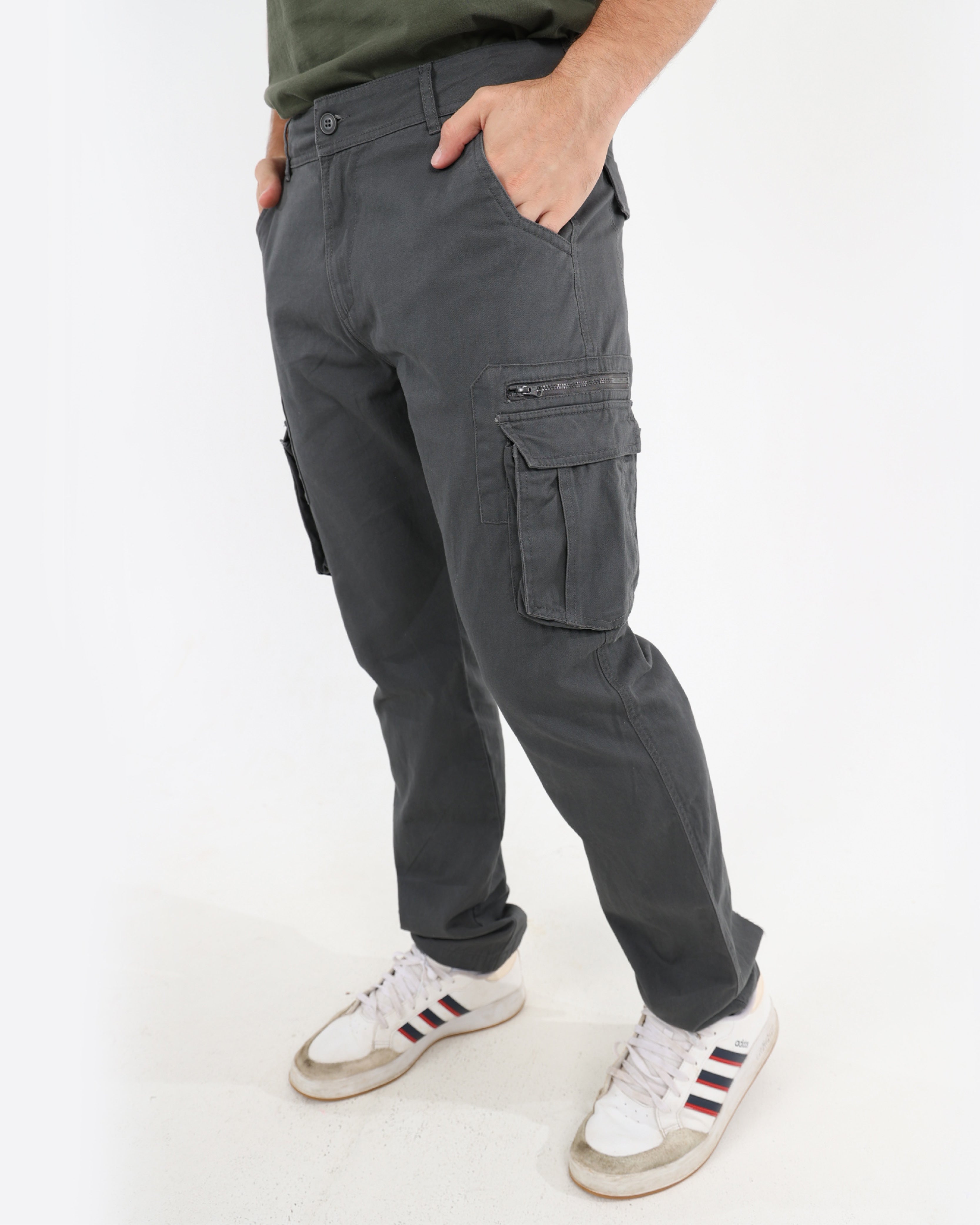 Okavango Charcoal Twill Outdoor Cargo Pants