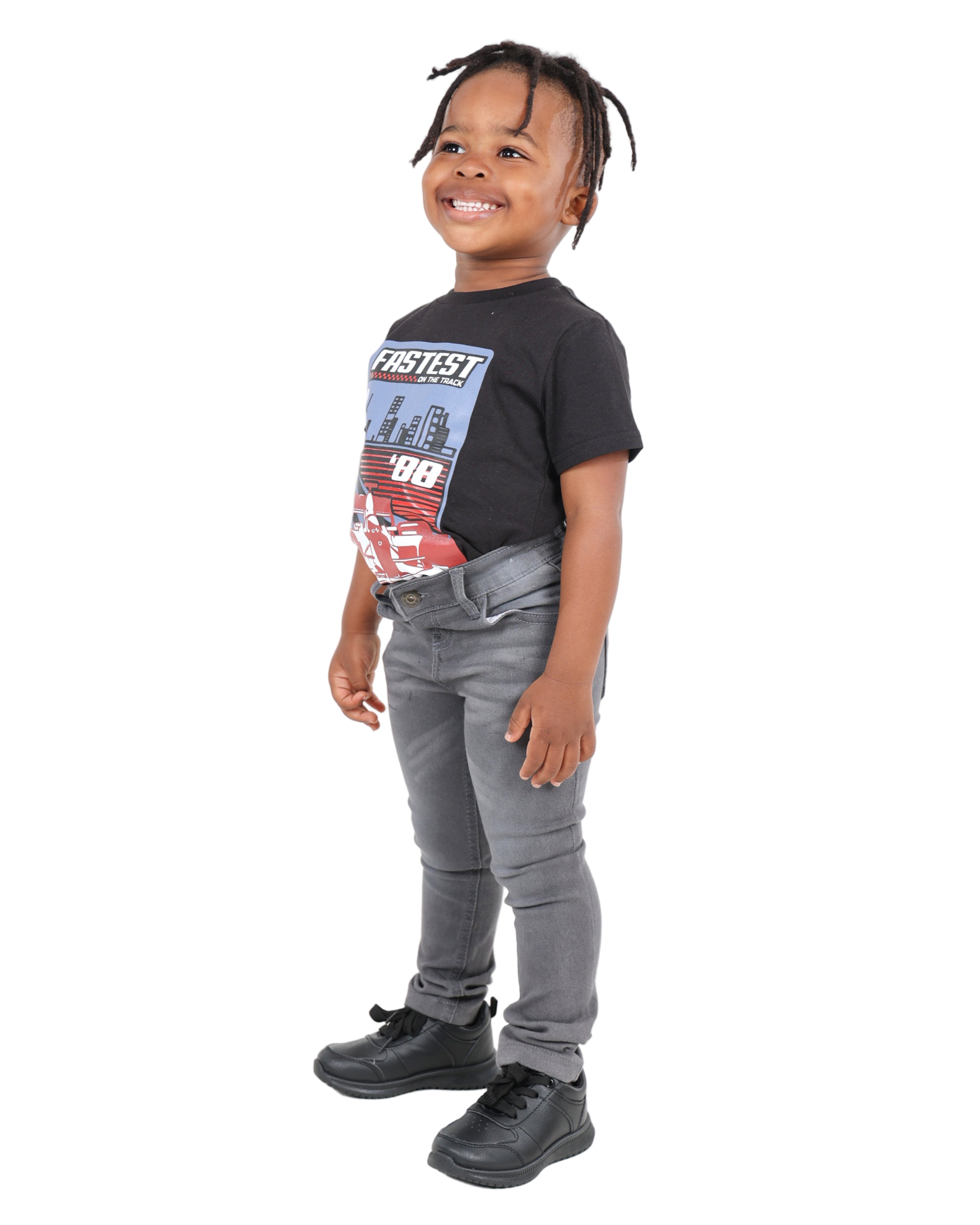 Grey Skinny Fit Denim Jeans