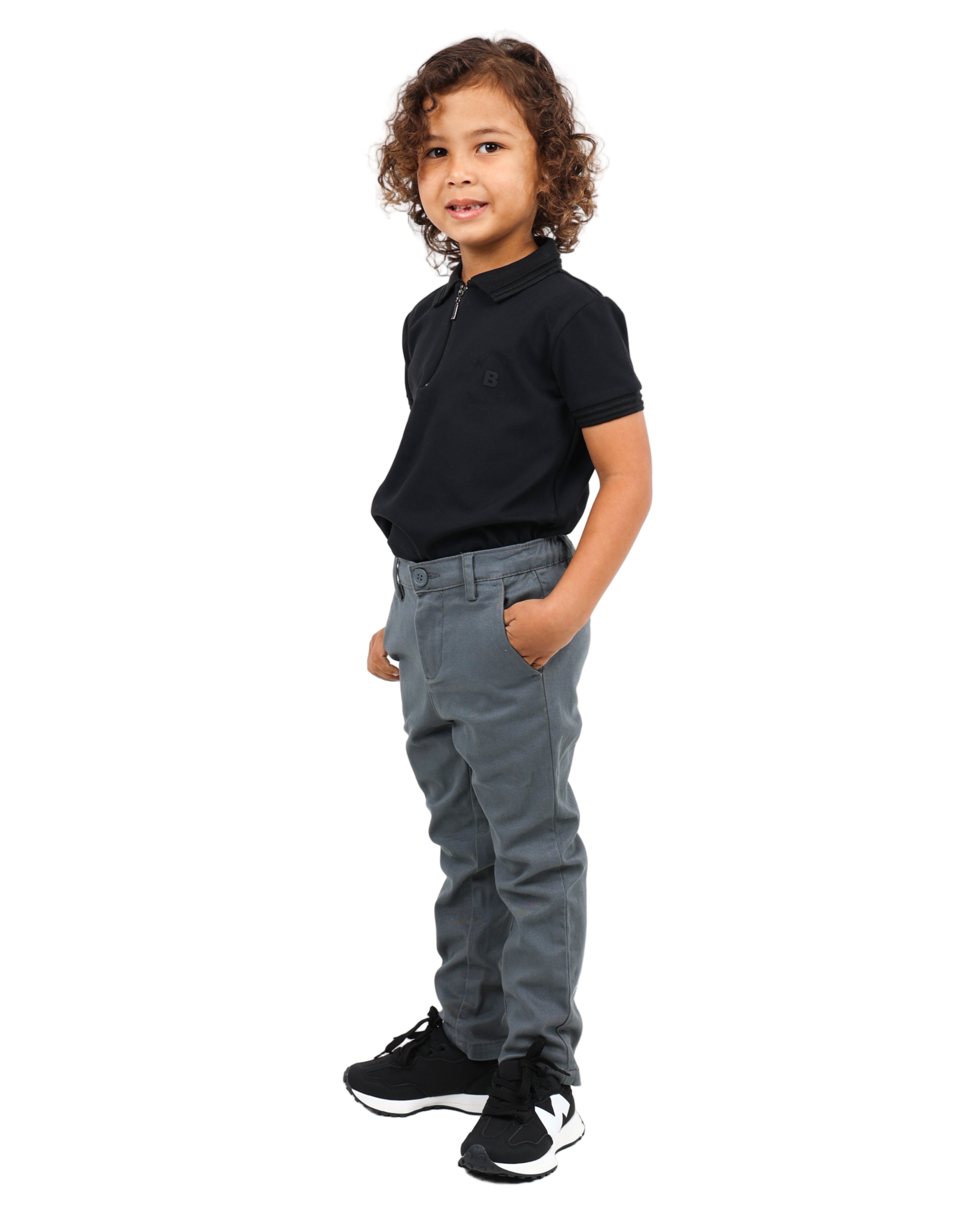 Grey Slim Fit Chinos